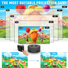 Load image into Gallery viewer, ProjecTome™ Most Affordable and Easy to Use Projector. Comes with 1080p quality.
